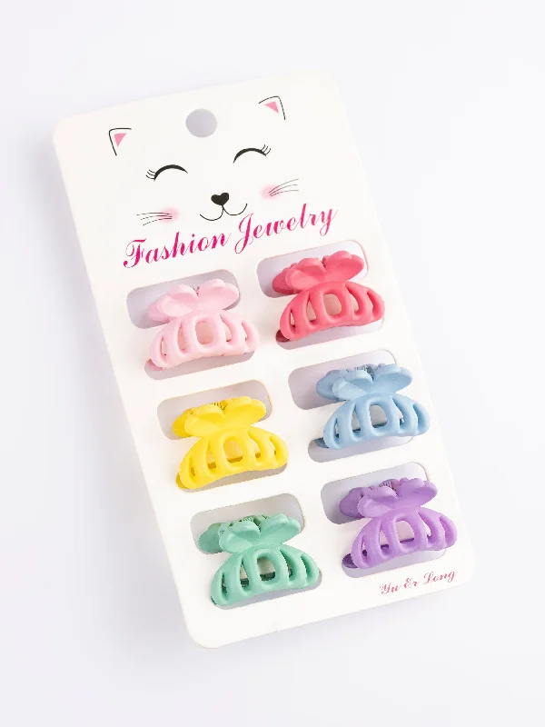 playful hair accessories for girls-Mini Hair Clip Set