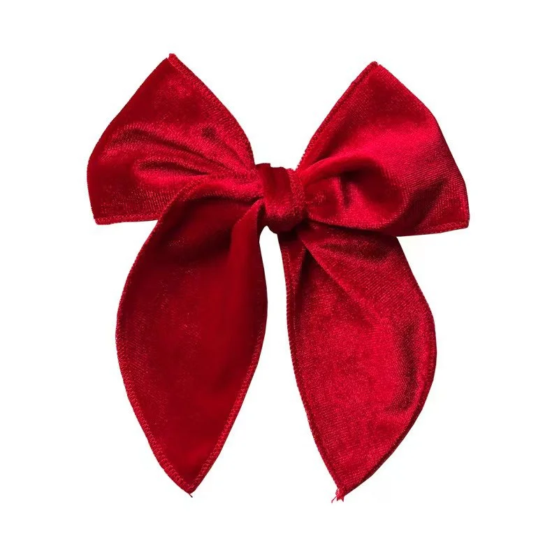 trendy hairbands for young girls-RED SAILOR BOW - RED