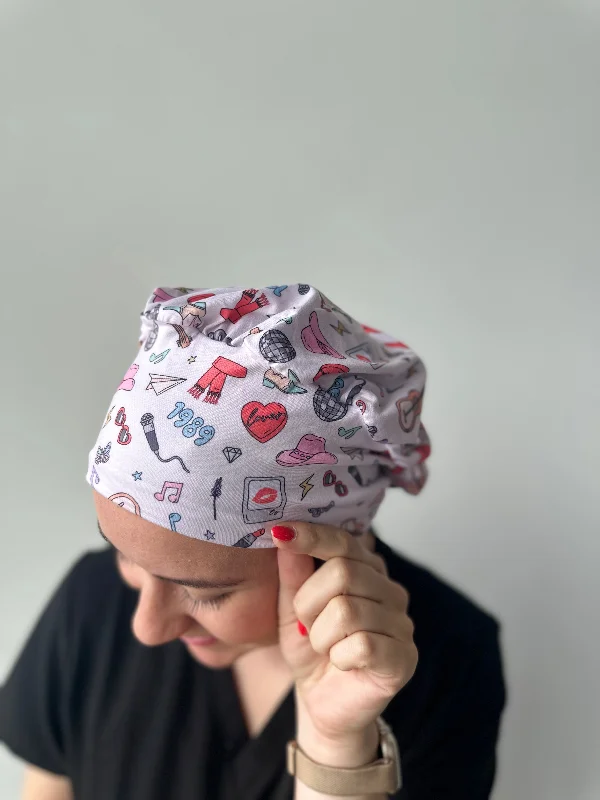 chic satin bobby pins for everyday use-Scrub Hat - Eras