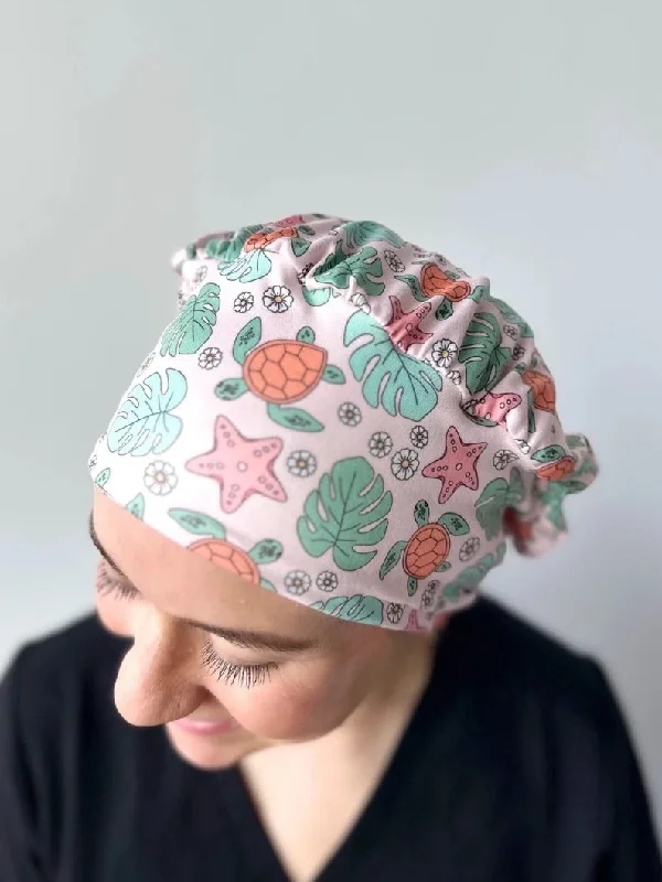 satin hairbands for casual chic outfits-Scrub Hat - Under The Sea