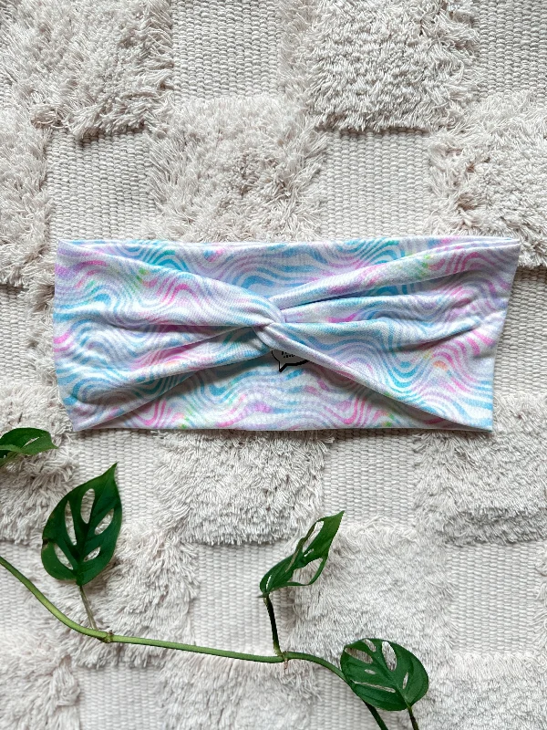 chic satin headbands for simple elegance-Twistband - Psychedelic Wave