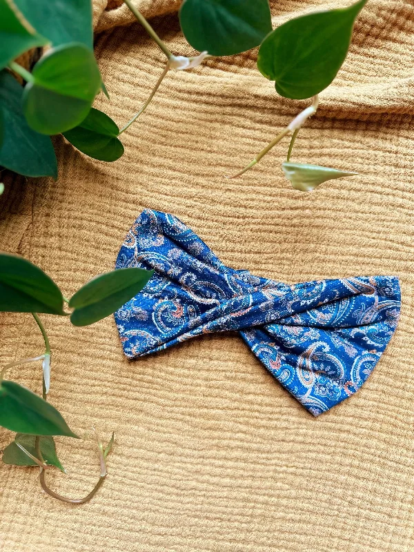 trendy satin headbands for everyday wear-Wideband - Paisley