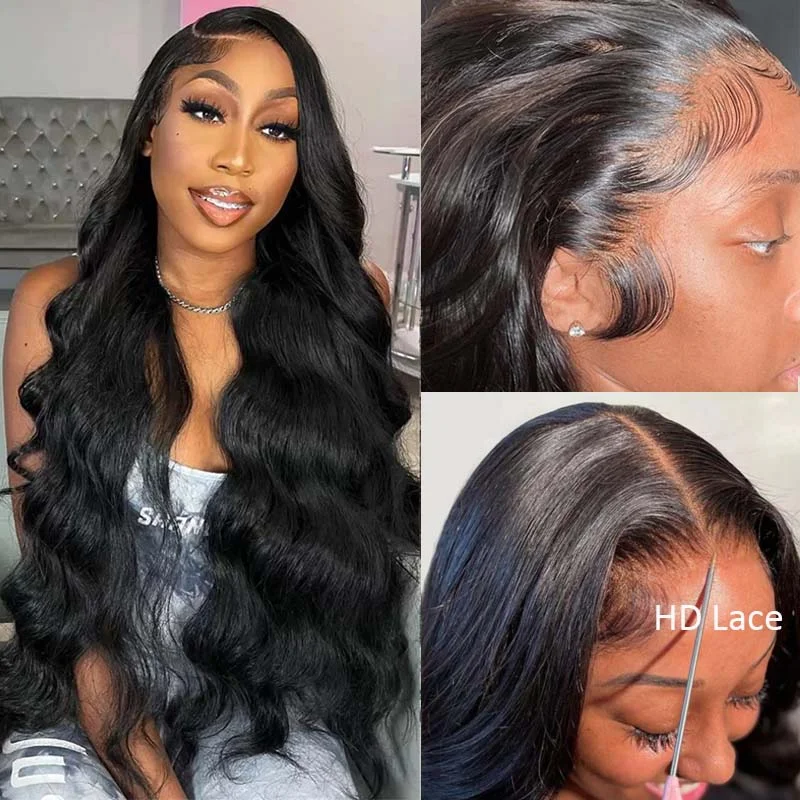 wigs for everyday casual styling-KIARA - Body Wave HD 13x4 13x6 Full Frontal Wig Virgin Hair Glueless Wig