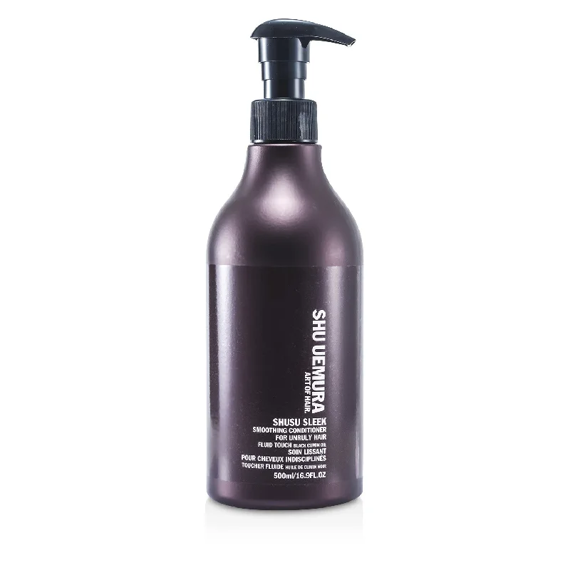 best hair masks for nourishing curly hair -Shu Uemura Shusu Sleek Smoothing Conditioner (For Unruly Hair) (Salon Product)  500ml/16.9oz