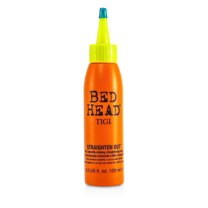 best natural hair oils for improving scalp health -Tigi Bed Head Straighten Out 98% Humidity-Defying Straightening Cream  120ml/4oz