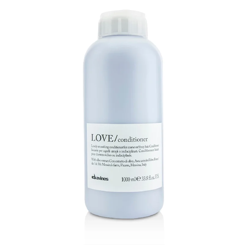 best conditioners for treating dry, damaged ends -Davines Love Conditioner (Lovely Smoothing Conditioner For Coarse or Frizzy Hair)  1000ml/33.8oz