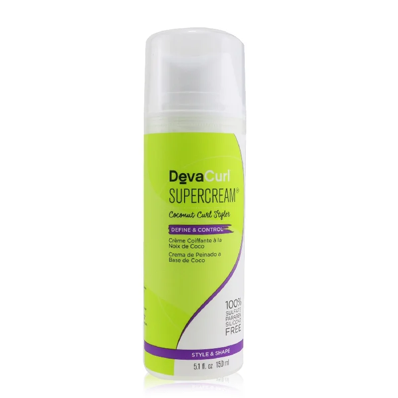 deep hydration treatments for dry and damaged hair -DevaCurl SuperCream (Coconut Curl Styler - Define & Control)  150ml/5.1oz