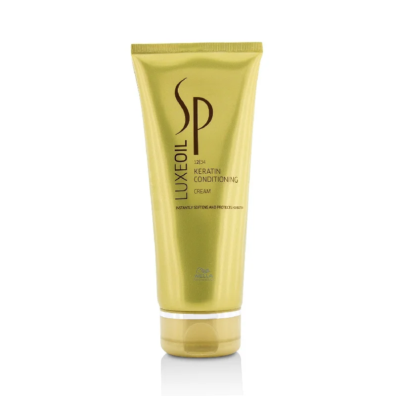 how to fix over-processed hair naturally -Wella SP Luxe Oil Keratin Conditioning Cream  200ml/6.8oz