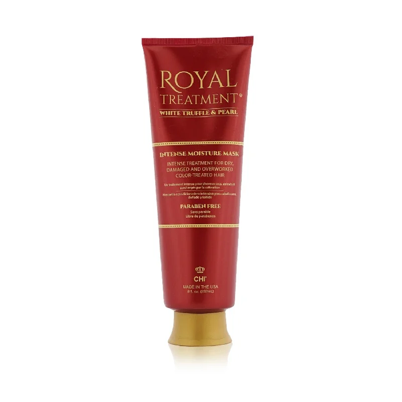 how to prevent frizz and static in winter weather -CHI Royal Treatment Intense Moisture Mask (For Dry, Damaged and Overworked Color-Treated Hair)  237ml/8oz