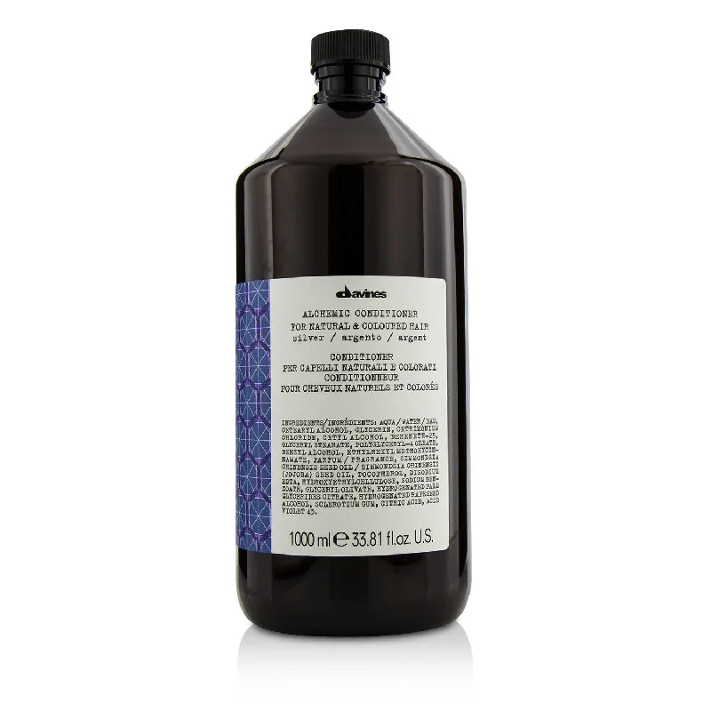 tips for preventing scalp dryness in the winter -Davines Alchemic Conditioner - # Silver (For Natural & Coloured Hair)  1000ml/33.81oz