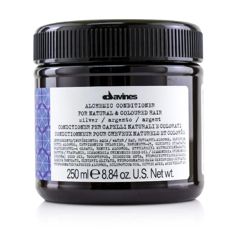 how to maintain healthy scalp during winter -Davines Alchemic Conditioner - # Silver (For Natural & Coloured Hair)  250ml/8.84oz