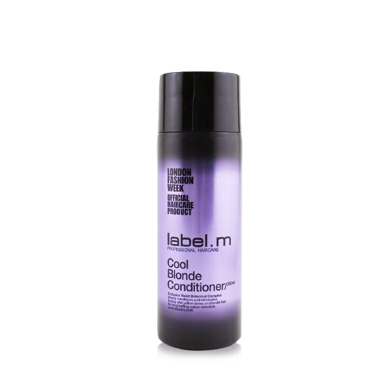 best hair care routine for smooth, shiny hair -Label.M Cool Blonde Conditioner  200ml/6.8oz