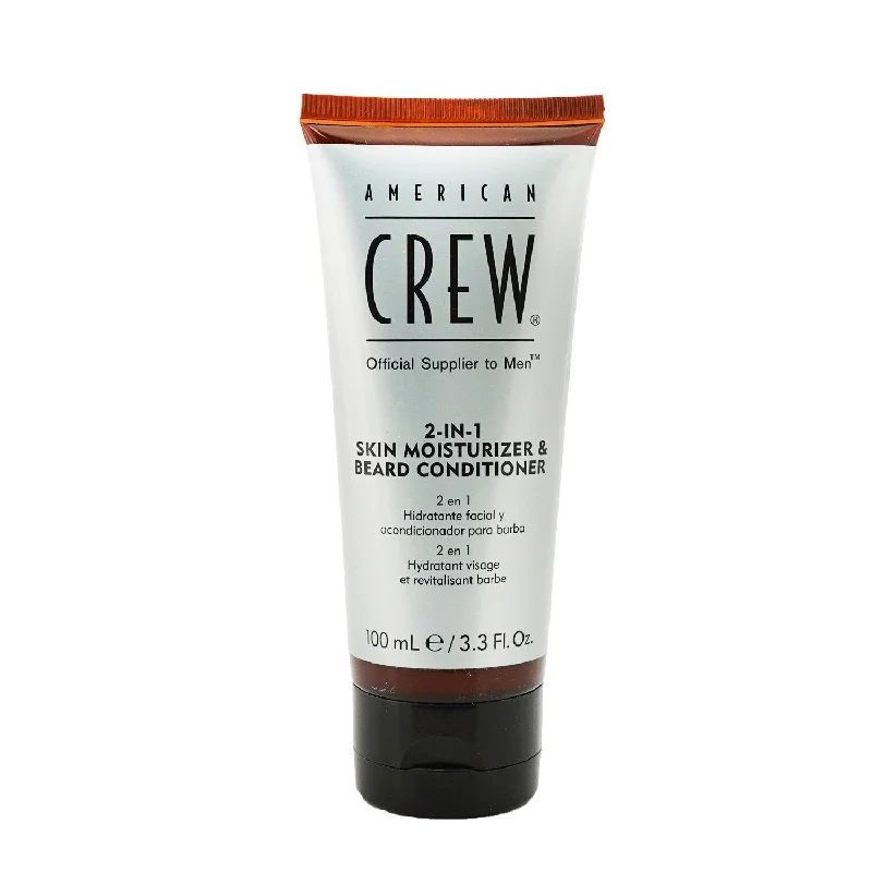 best products for taming curly hair frizz -American Crew 2-IN-1 Skin Moisturizing & Beard Conditioner  100ml/3.3oz