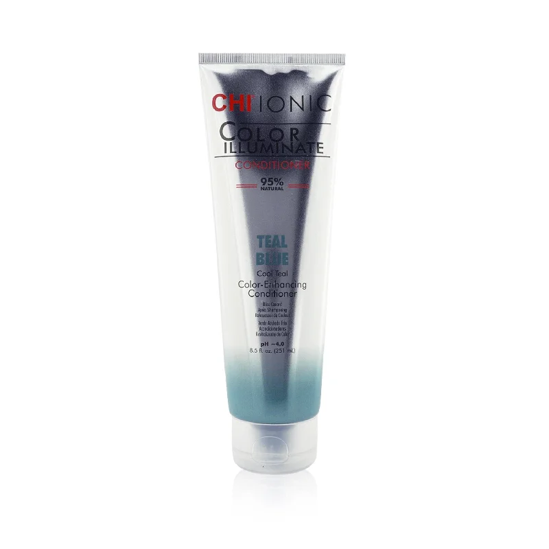 best leave-in conditioner for dry, frizzy hair -CHI Ionic Color Illuminate Conditioner - # Teal Blue  251ml/8.5oz