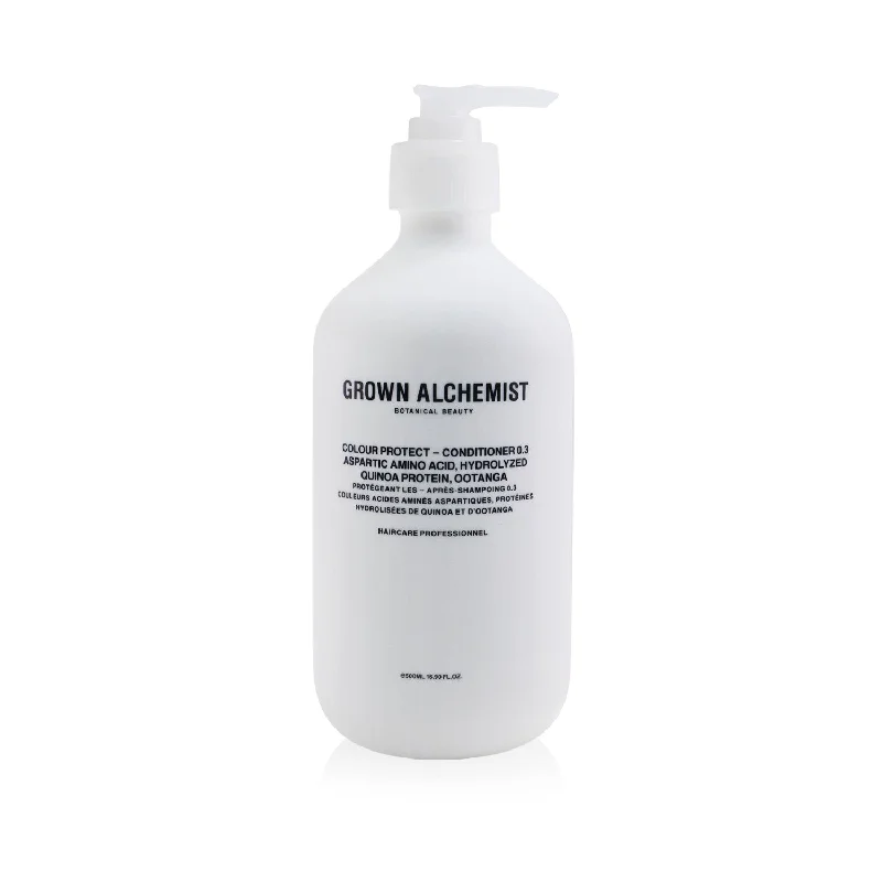 how to fix over-processed hair naturally -Grown Alchemist Colour Protect - Conditioner 0.3 Aspartic Amino Acid Hydrolyzed Quinoa Protein, Ootanga  500ml/16.9oz