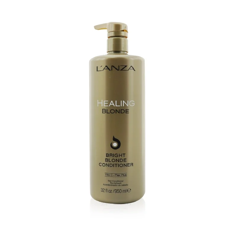 hair care routine for treating oily scalp -Lanza Healing Blonde Bright Blonde Conditioner (Bottle Slightly Damaged)  950ml/32oz