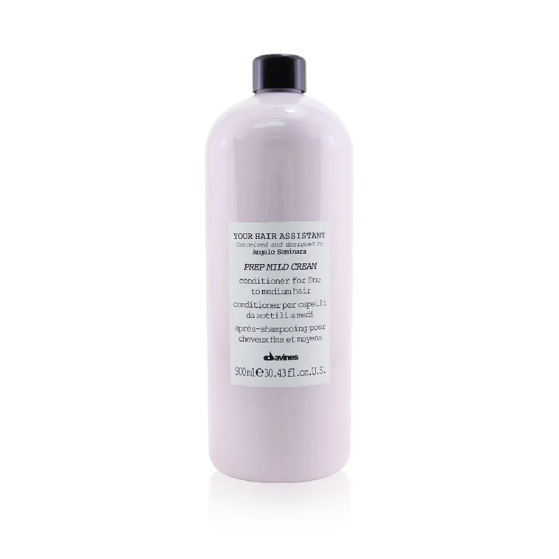 scalp care for preventing dandruff and flakiness -Davines Your Hair Assistant Prep Mild Cream Conditioner (For Fine to Medium Hair)  900ml/30.43oz