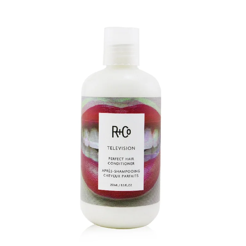 how to strengthen fine hair with natural treatments -R+Co Television Perfect Hair Conditioner  251ml/8.5oz