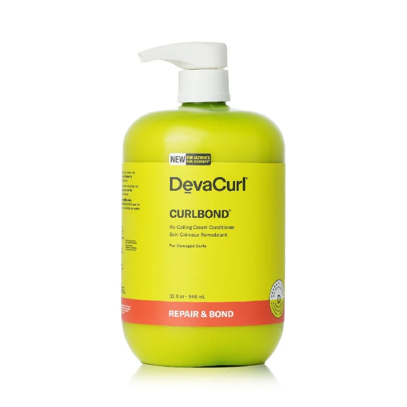 best conditioners for treating dry, damaged ends -DevaCurl CurlBond Re-Coiling Cream Conditioner - For Damaged Curls  946ml/32oz