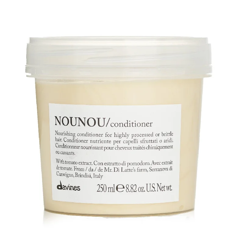 how to fix over-processed hair without cutting it -Davines Nounou Conditioner (For Highly Processed or Brittle Hair)  250ml/8.82oz