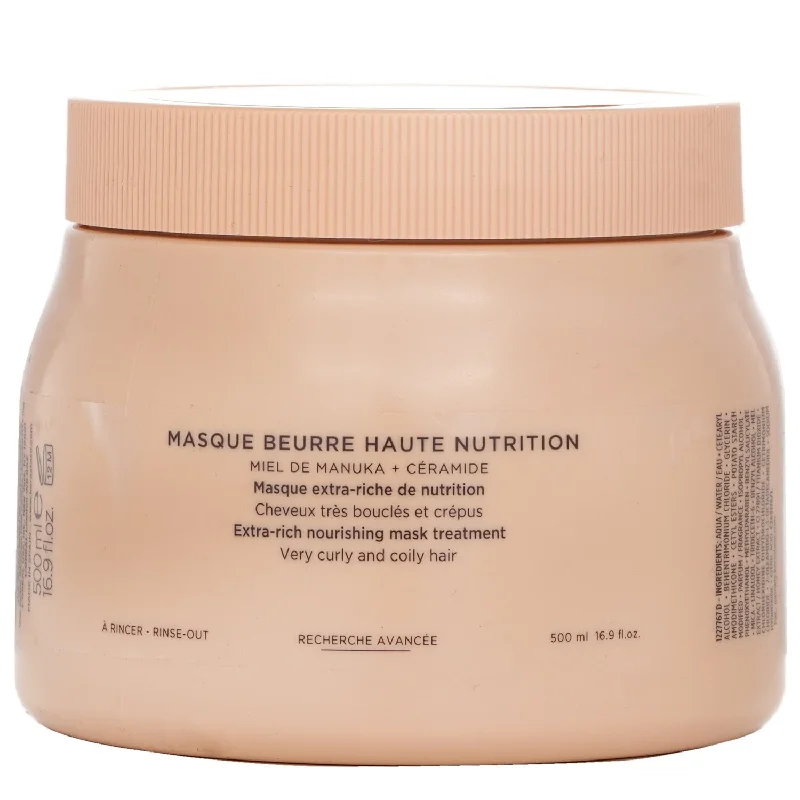 hair care products for preventing hair thinning -Kerastase Curl Manifesto Masque Beuue Haute Nutrition Hair Mask (For Very Curly And Coily Hair)  500ml/16.9oz