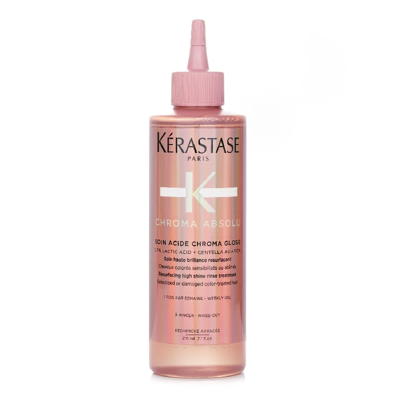 hair care products for curly hair frizz control -Kerastase Chroma Absolu Soin Acide Chroma Gloss Resurfacing High Shine Rinse Treatment  210ml/7.1oz