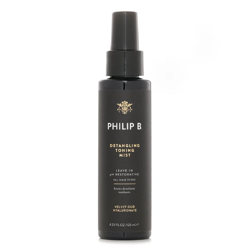 hair care products for curly hair frizz control -Philip B Detangling Toning Mist With Velvet Oud  125ml