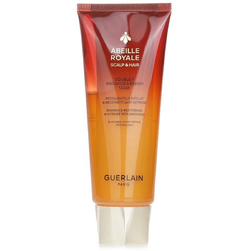 hair care routine for oily scalp and dry ends -Guerlain Abeille Royale Double R Radiance & Repair Hair Mask  200ml