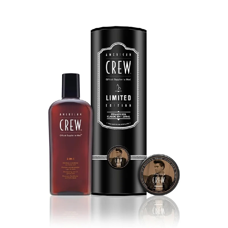 American Crew 3-In-1 250ml+ Pomade 85g