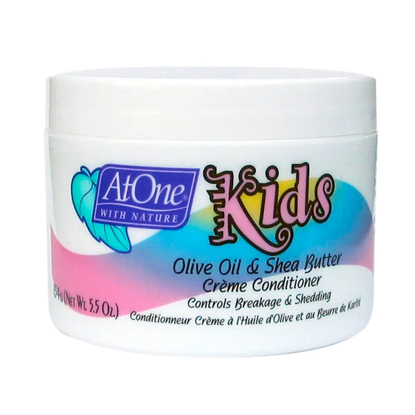 how to get shiny hair without using silicones -AtOne With Nature Kids Crème Conditioner