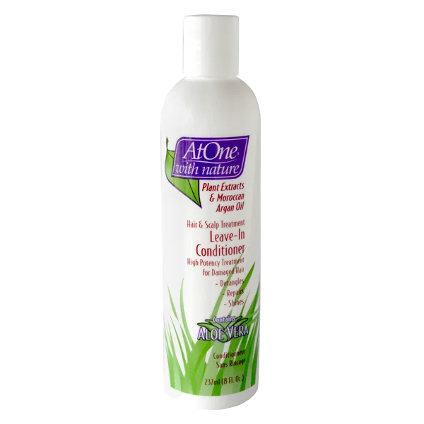 how to prevent hair from becoming too oily -AtOne With Nature Leave-In Conditioner