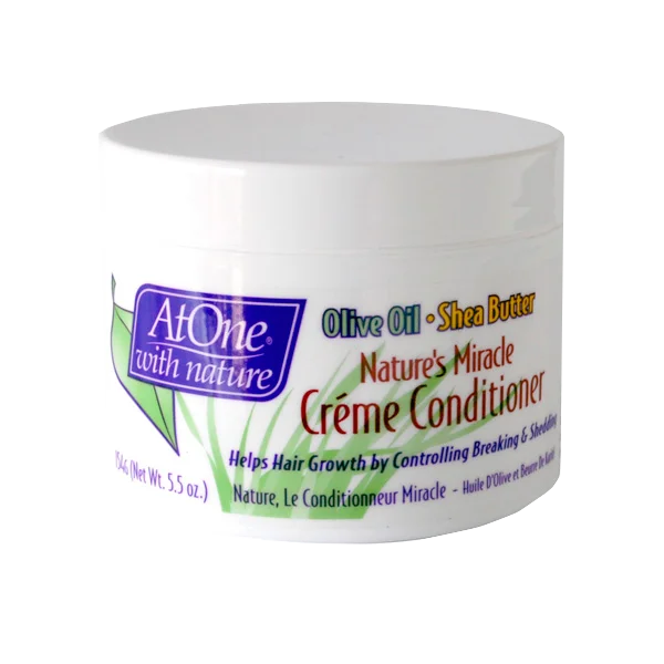 best conditioners for treating dry, damaged ends -AtOne With Nature Miracle Cream Conditioner