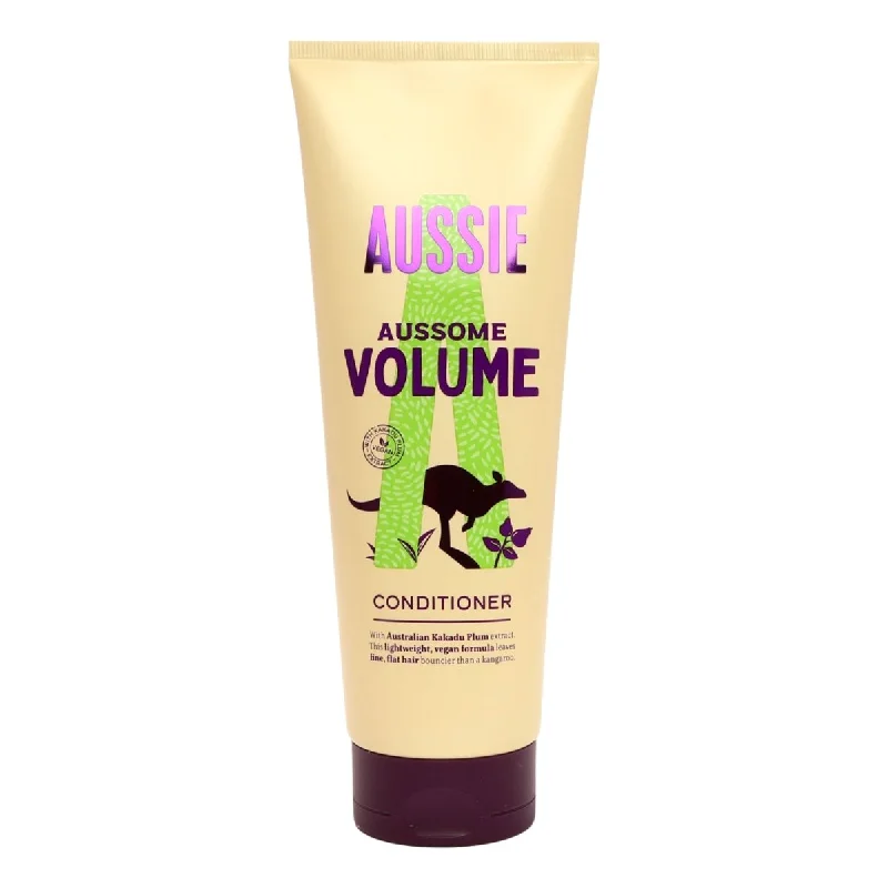 repairing products for dry, brittle hair -Aussie Conditioner 200ml Aussome Volume