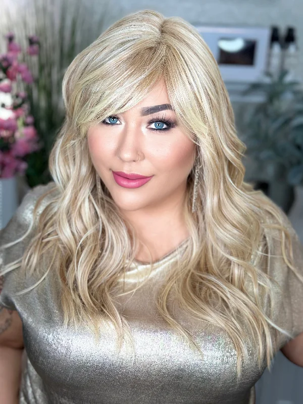 full lace wigs for detailed and realistic styling-BEAUTY SHAKER - Cream Sugar Blonde