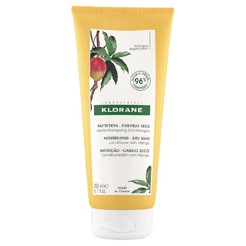 how to treat scalp acne with natural remedies -Klorane Nourishing Mango Conditioner 200ml - Dry Hair