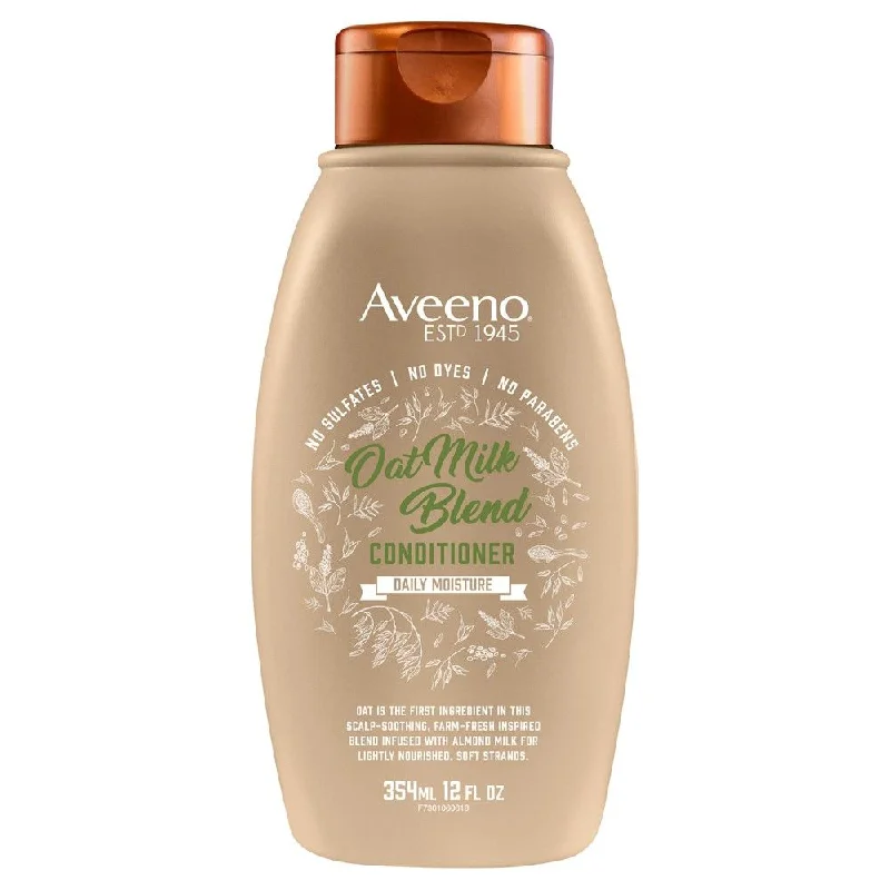 tips for improving hair texture naturally -Aveeno Oat Milk Conditioner 354 ml