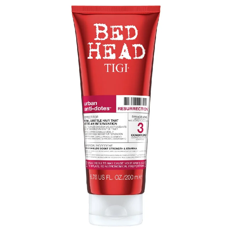 nourishing hair masks for moisturizing dry ends -TIGI Bed Head 200ml Conditioner 3 Resurrection Urban Anti + Dotes