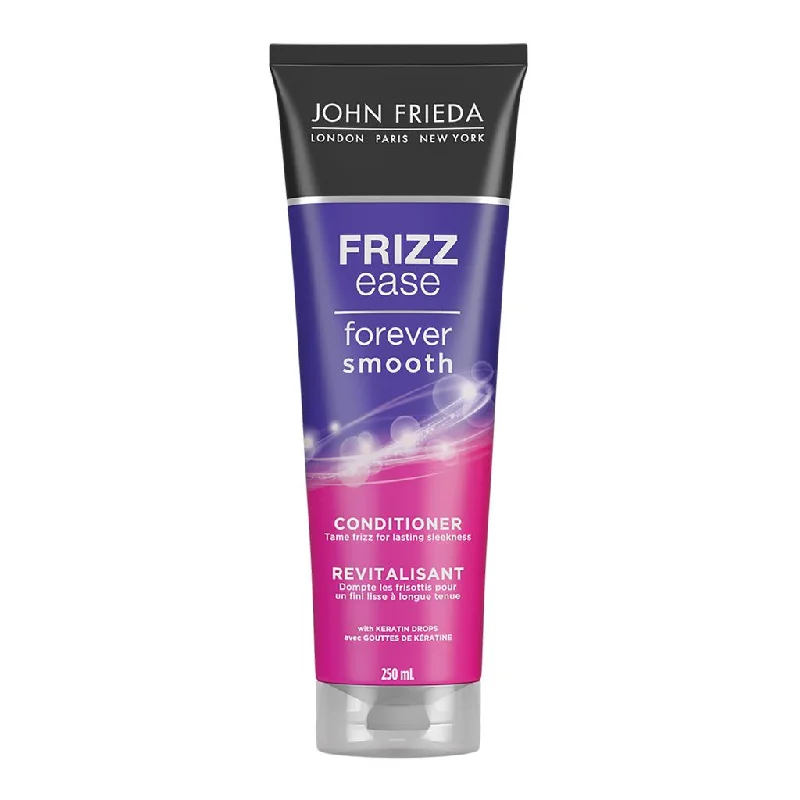 how to prevent split ends without trimming hair -John Frieda Frizz Ease Forever Smooth Conditioner 250ml