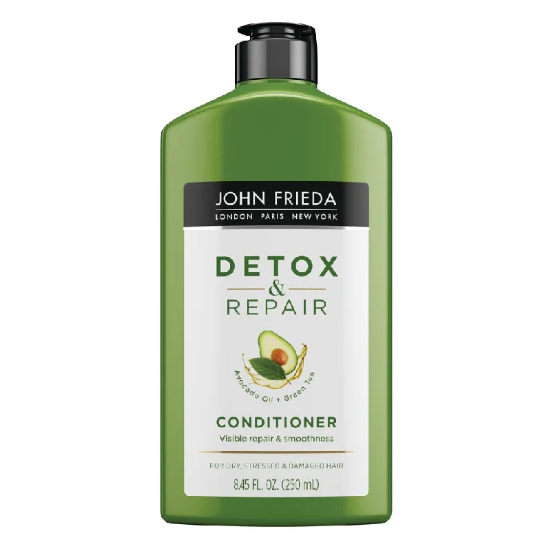 best natural hair oils for improving scalp health -John Frieda Detox & Repair Conditioner 250ml