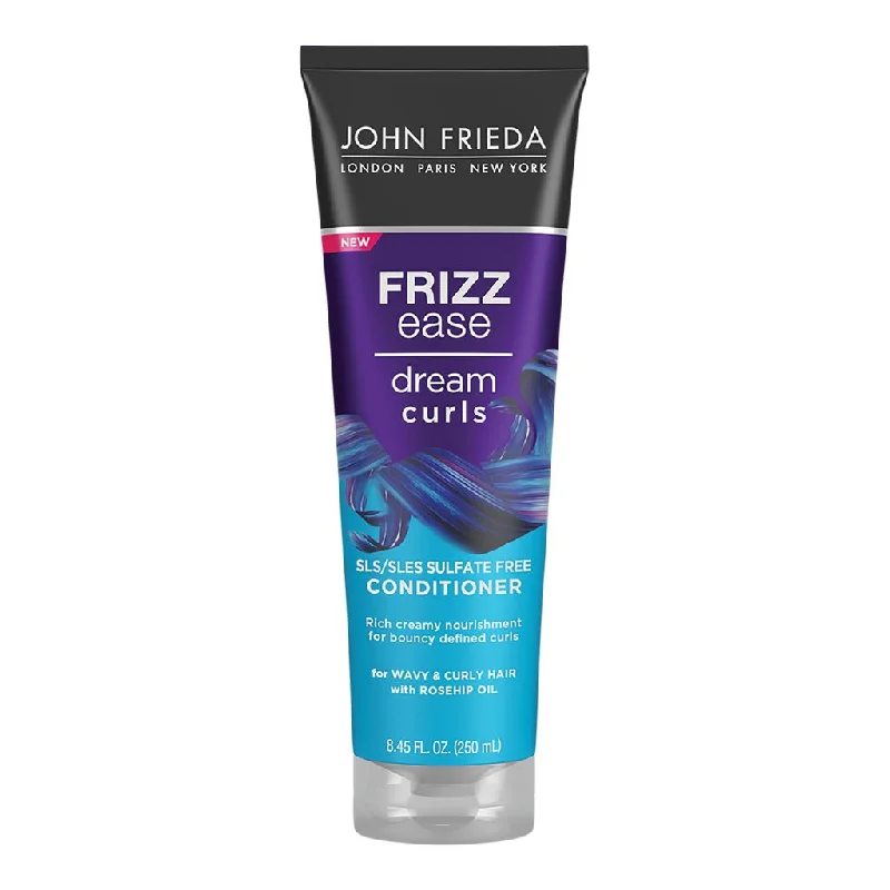 how to get smooth hair naturally without heat -John Frieda Frizz Ease Dream Curls Conditioner 250ml