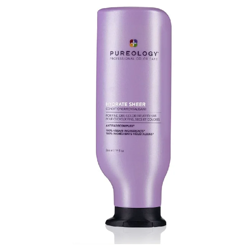 effective scalp treatments for reducing hair loss -Pureology Hydrate Sheer Conditioner 266ml