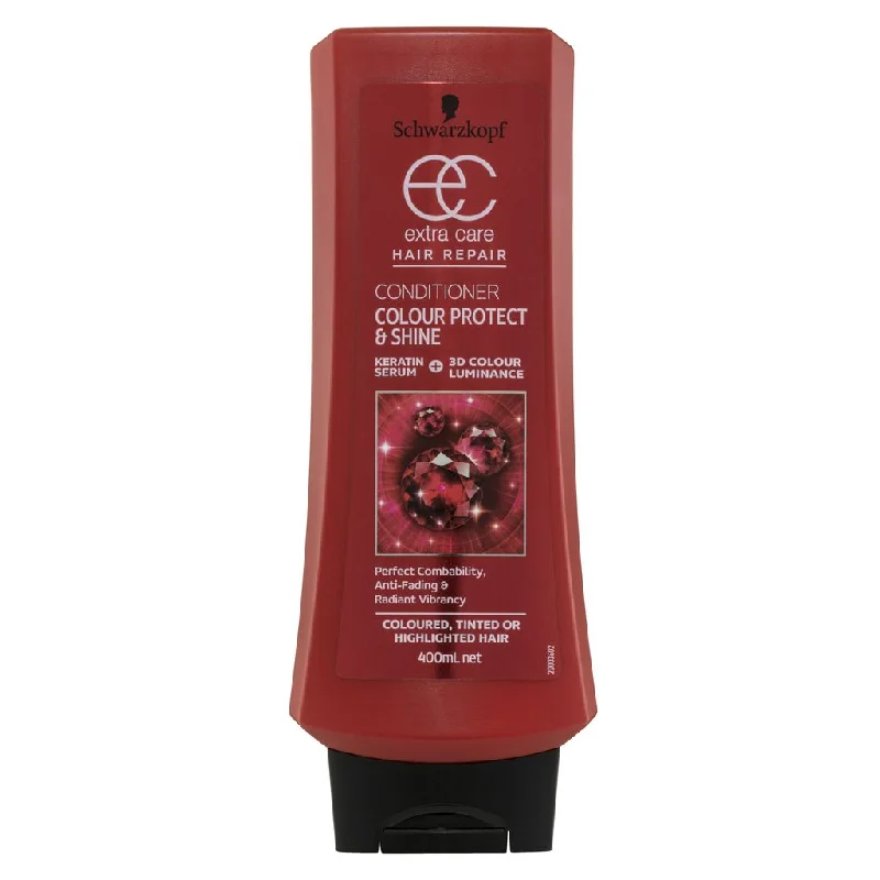 hair care routine for enhancing hair volume and texture -Schwarzkopf Extra Care Colour Protect & Shine Conditioner 400ml