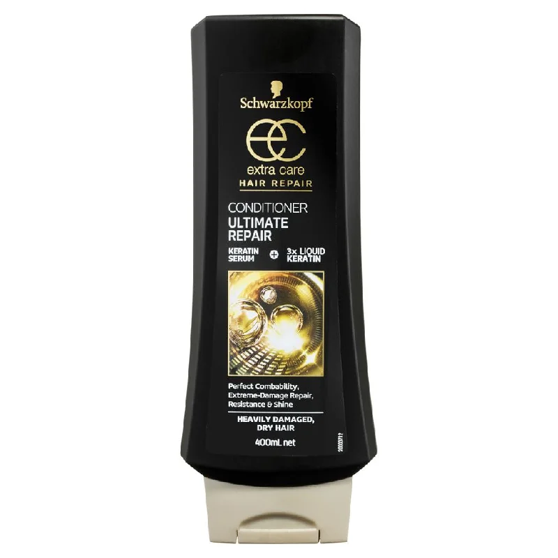 how to protect hair from environmental damage -Schwarzkopf Extra Care Ultimate Repair Conditioner 400ml