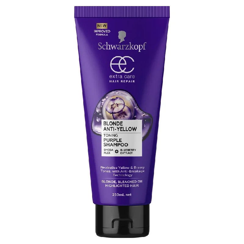 how to maintain hair health in hot weather -Schwarzkopf Extra Care Blonde Purple Conditioner 250ml