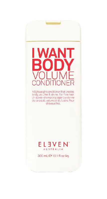 best shampoos for moisture retention in curly hair -ELEVEN Australia I Want Body Volume Conditioner 300ml