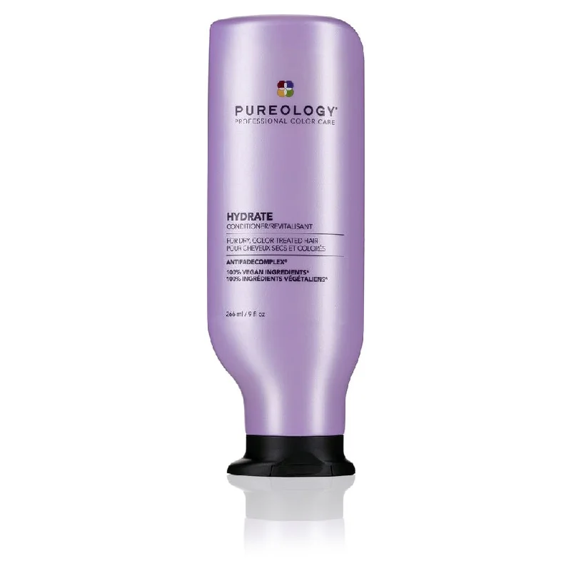 tips for reducing frizz in curly hair naturally -Pureology Hydrate Conditioner 266ml