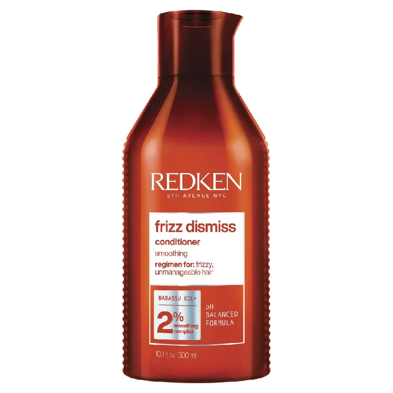 how to get smooth hair naturally without heat -Redken Frizz Dismiss Conditioner 300ml