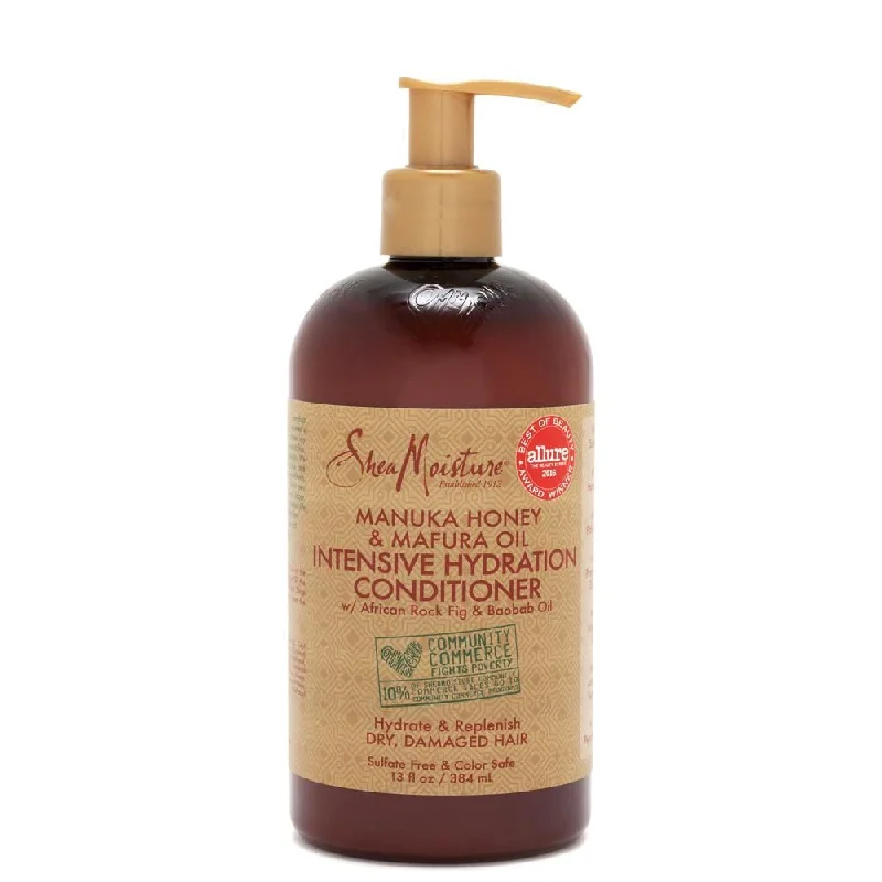 how to fix over-processed hair without cutting it -Shea Moisture Manuka Honey & Mafura Oil Intensive Hydration Conditioner 384ml