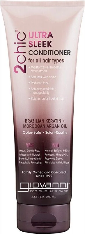 best oils for hair growth and thickness -Giovanni Conditioner 2Chic Ultra-Sleek 250ml