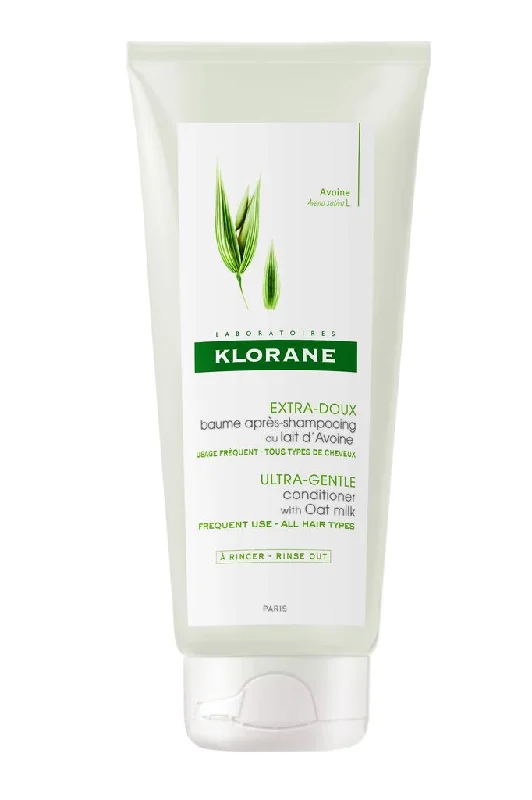 how to add volume to fine, limp hair naturally -Klorane Oat Milk Ultra Gentle Conditioner 200ml